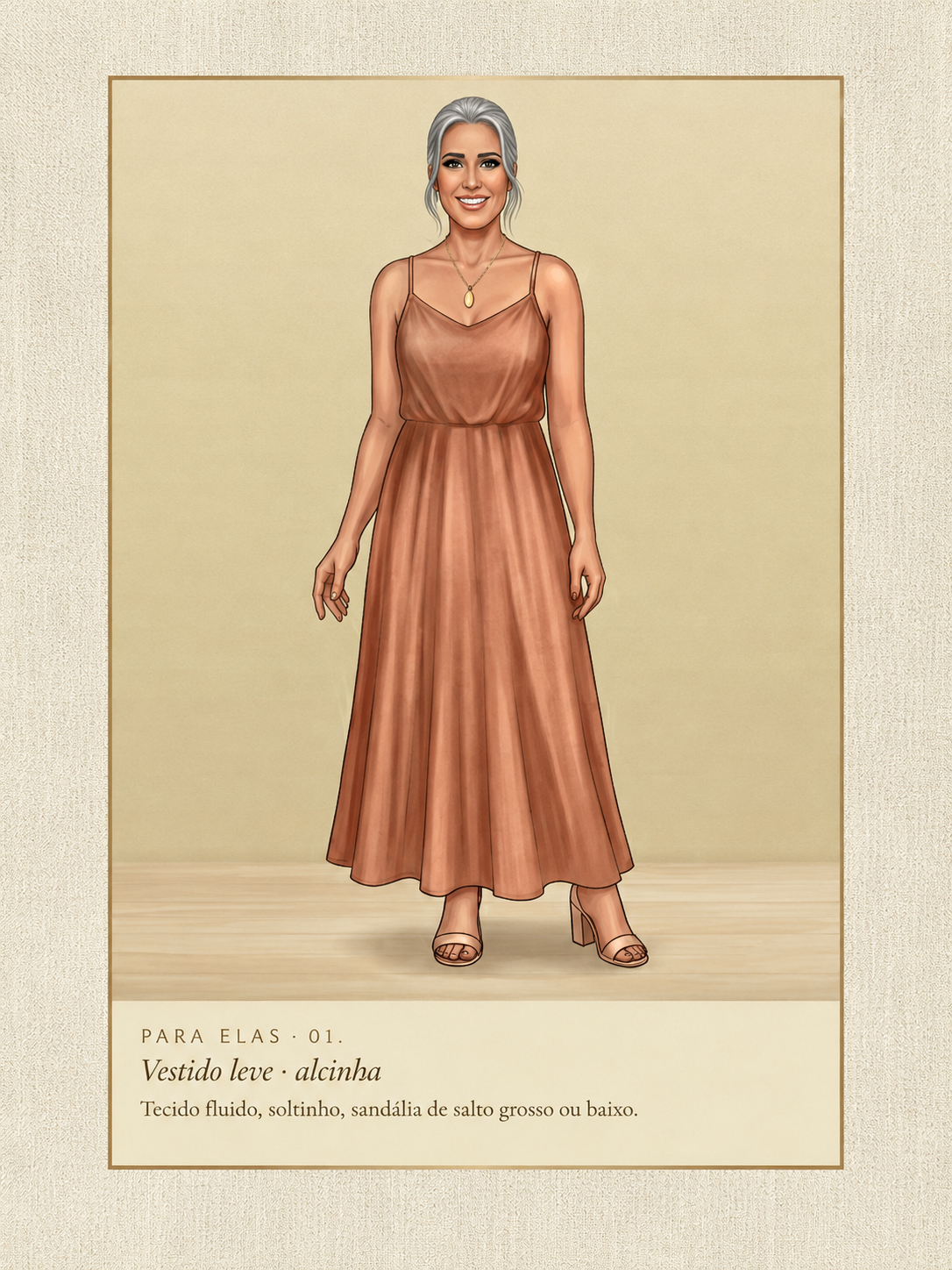 Vestido leve · alcinha